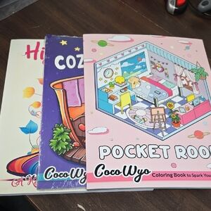 Girls Themed Coloring Book Bundle